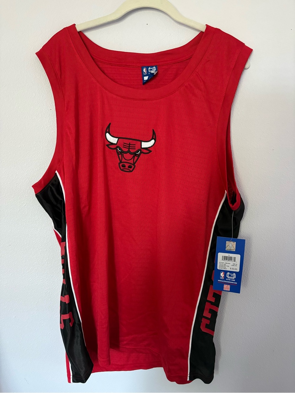 Chicago Bulls Red NBA Tank Top